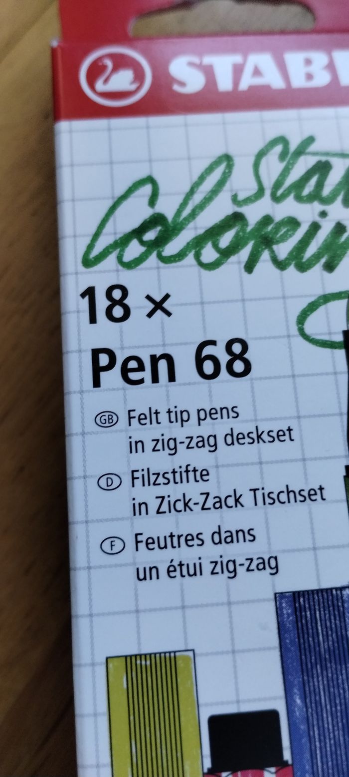18 pen 68 Stabilo - photo numéro 3