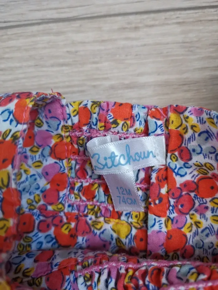 Lot de 2 robes d'été fille 1 an - photo numéro 5