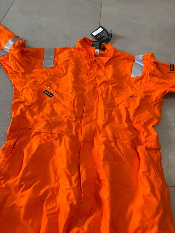 Combinaison orange traverse taille 58R Daletec, - photo numéro 3