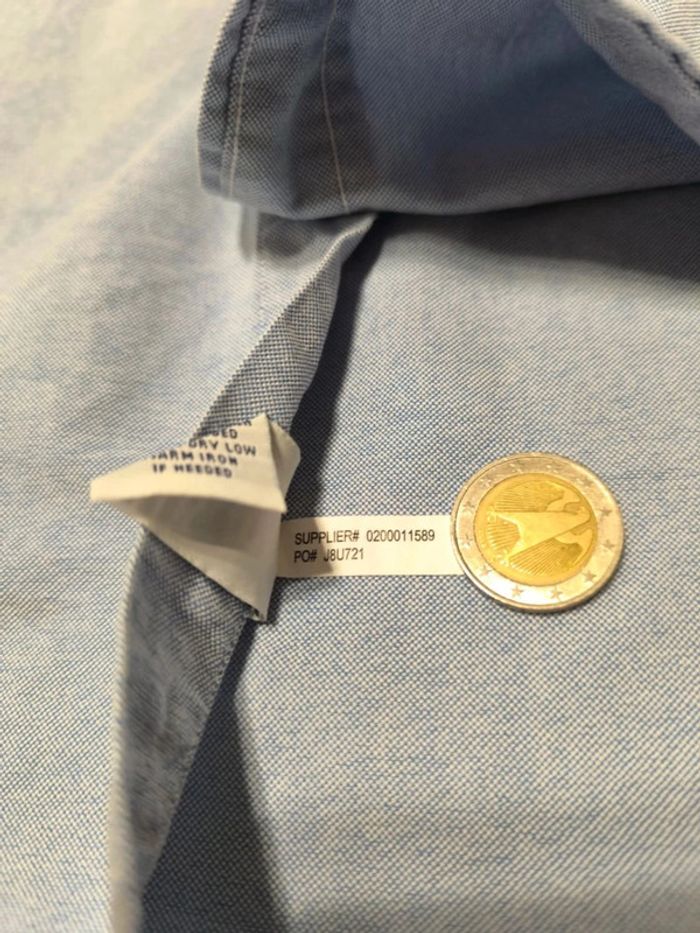 Chemise Manches longues - Ralph Lauren - Logo brodé premium - Bleu clair - Taille XL - photo numéro 10