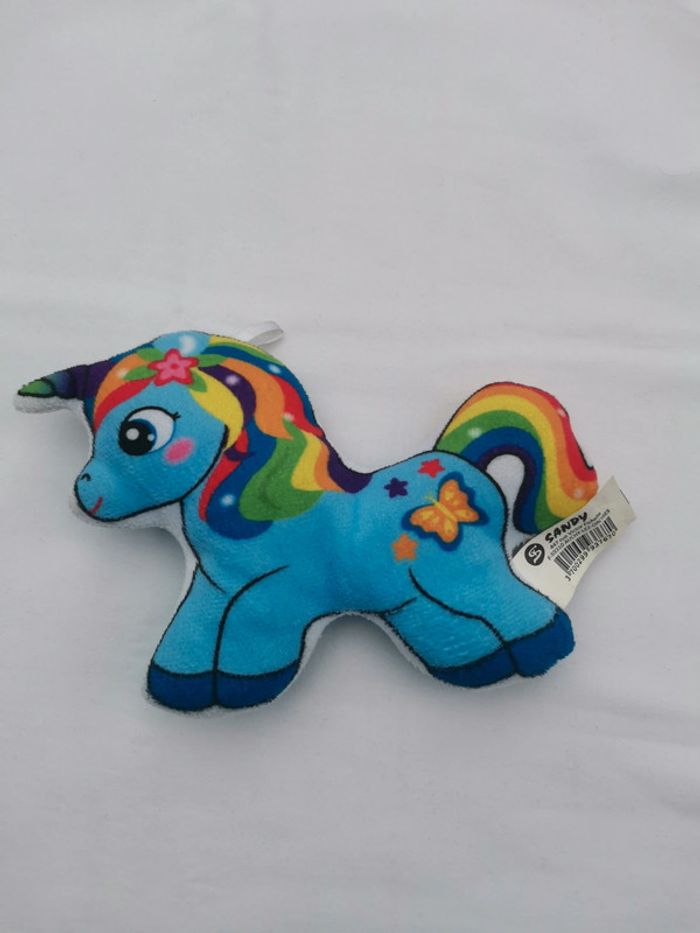 Peluche plate licorne - photo numéro 2