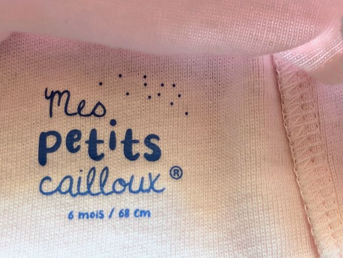 Bonnet Mes Petits Cailloux Rose Dessin Carré Tête Ourson Faune Accessoire Petits Enfants Bébés - photo numéro 5