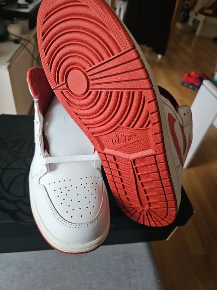 🔥Nike Air Jordan 1 Mid Dune Red T.44🏀 - photo numéro 8
