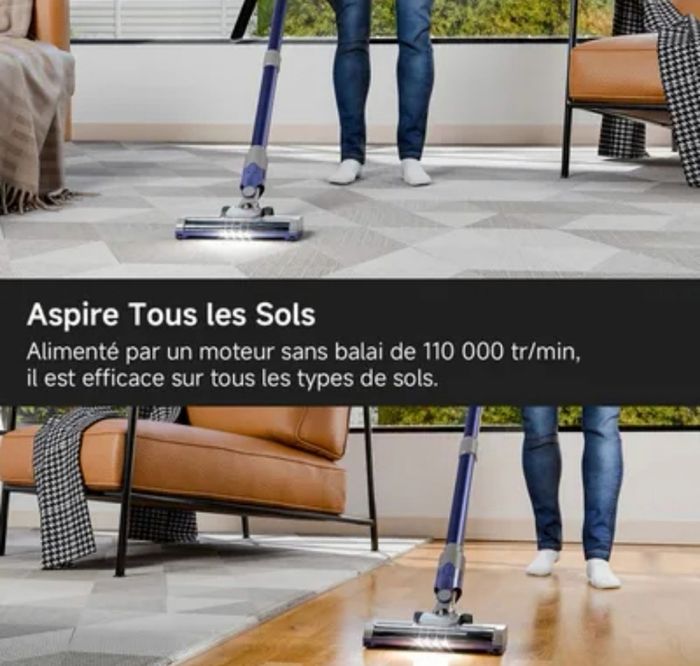 ASPIRATEUR BALAI SANS FIL ERABROS EV1 - photo numéro 5