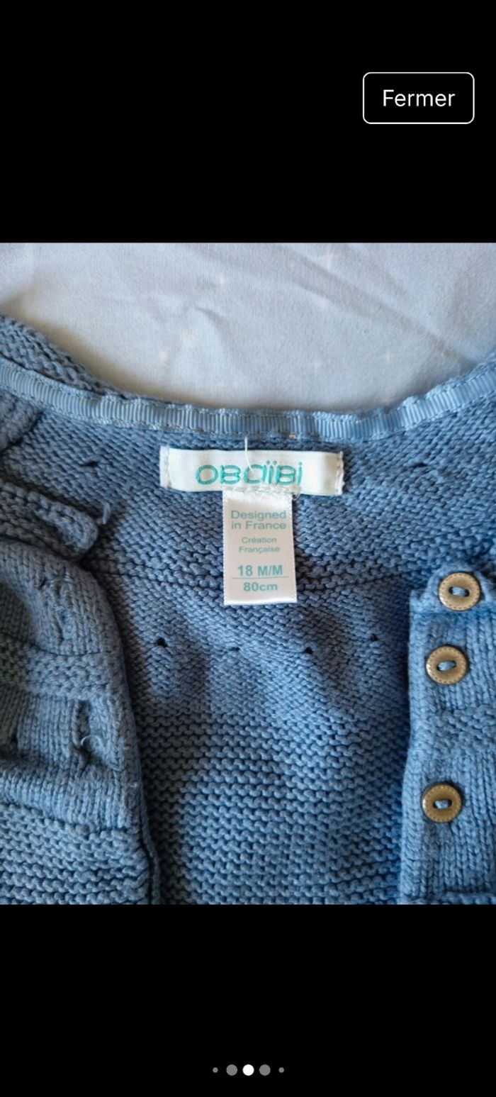 Lot de 4 gilets, 18 mois - photo numéro 6