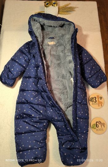 Combinaison pilote 3/6 mois mixte