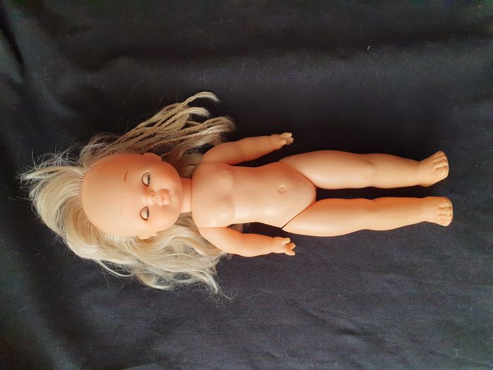 Poupée Famosa spain blonde yeux dormants bleus 38 cm vintage ancien - photo numéro 6