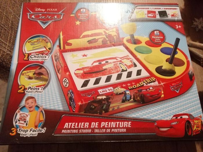 Atelier de peinture disney cars