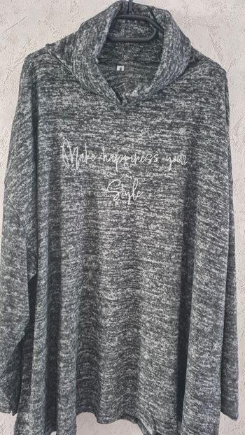 Pull vol roulé"Maxi Blue" 54/56