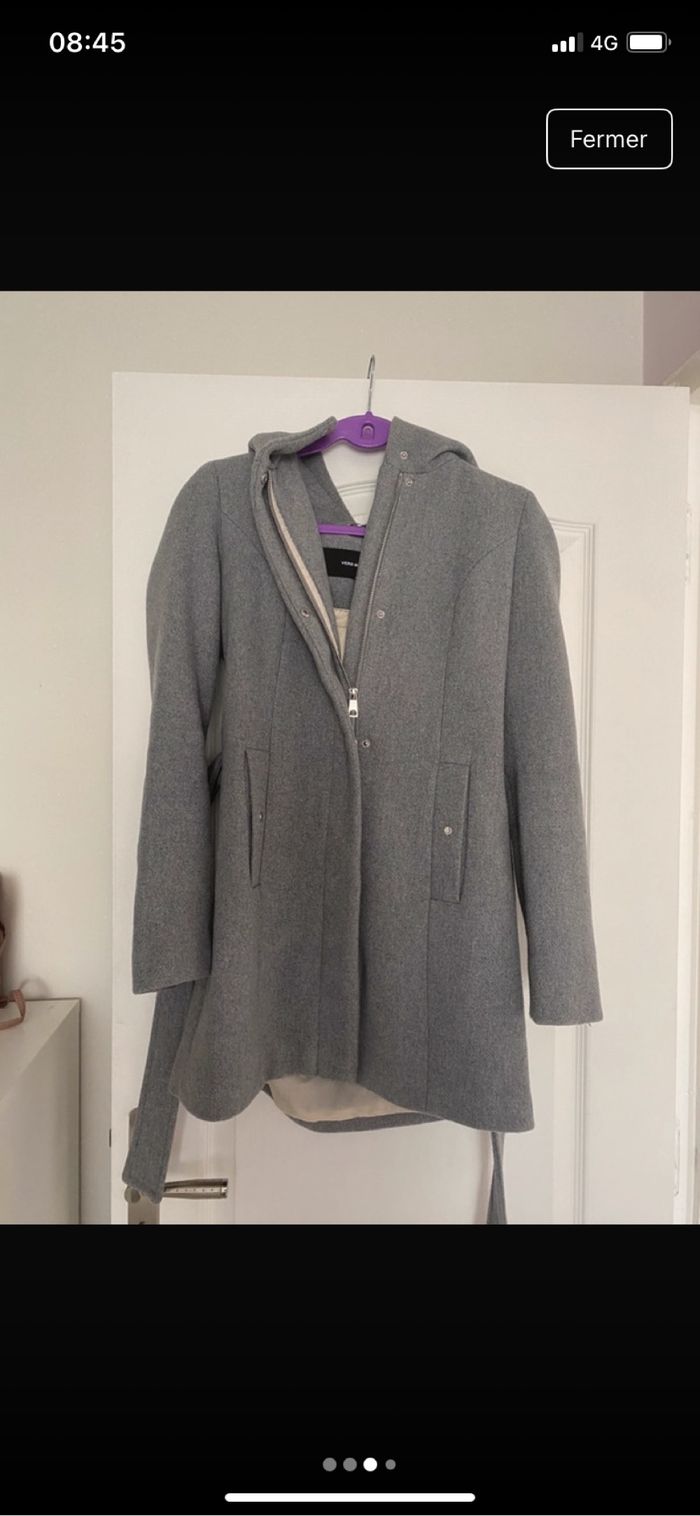 Manteau laine vero moda - photo numéro 3