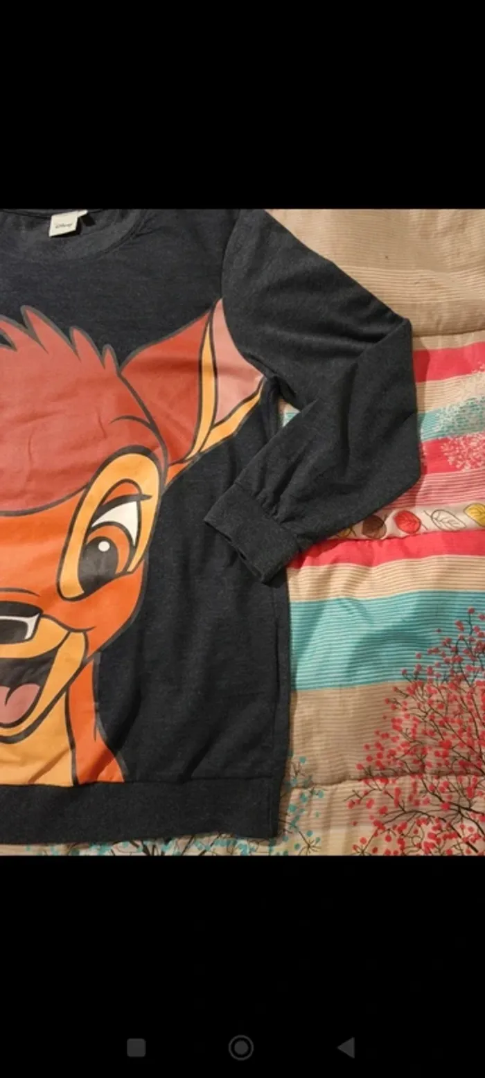 Sweat Disney Bambi T L - photo numéro 3
