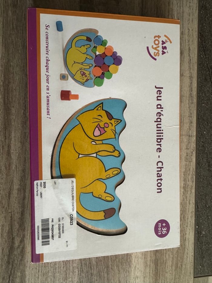 Jeu éducatif chaton