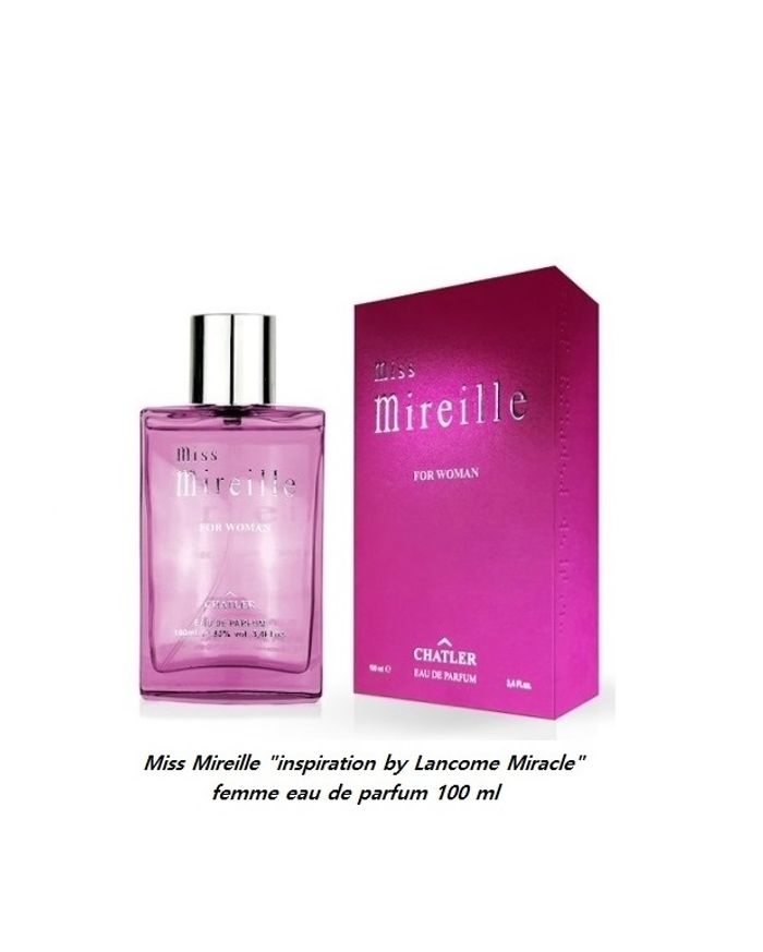 Miss Mireille " inspi L miracle " eau de parfum femme  100 ml