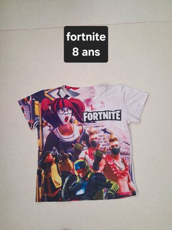 Tee-shirt MC fortnite 8 ans