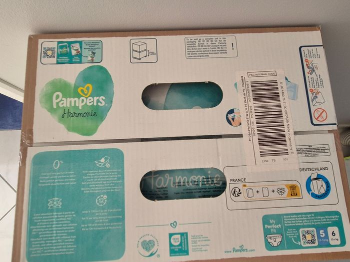 Pampers harmonie taille 5 - photo numéro 2