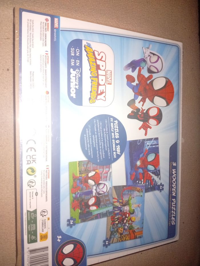 Lot de 3 puzzle spidey - photo numéro 2