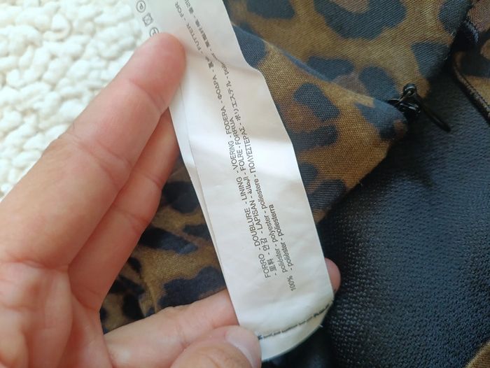 NEUF Mini jupe léopard Zara - taille S - imprimé fauve tendance vintage y2k - photo numéro 6