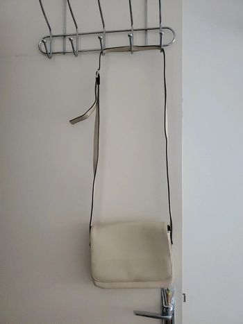 Sac à main bandoulière beige crème Muska Paris neuf