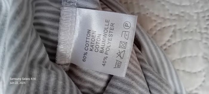 Top fines bretelles à rayures gris et blanc femme XL Hampton Bays - photo numéro 17