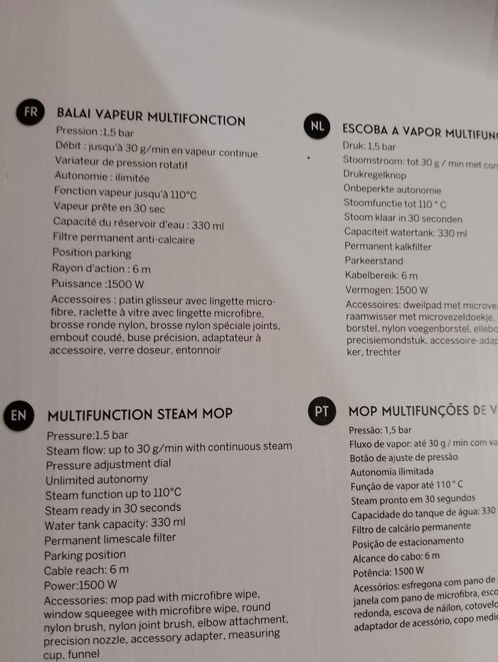 Balai vapeur - photo numéro 4