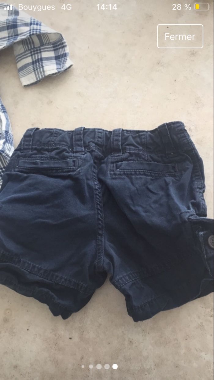 Ensemble chemise short baby Gap 6/9 mois - photo numéro 6