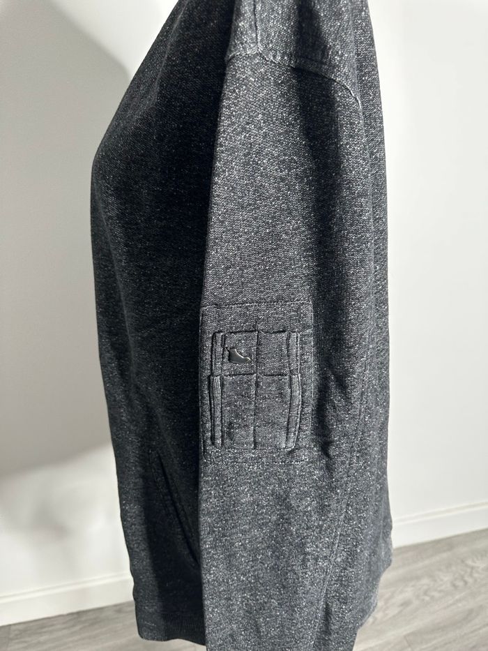 Sweatshirt cardigan zip gris foncé Dr. Martens TXXL - photo numéro 6