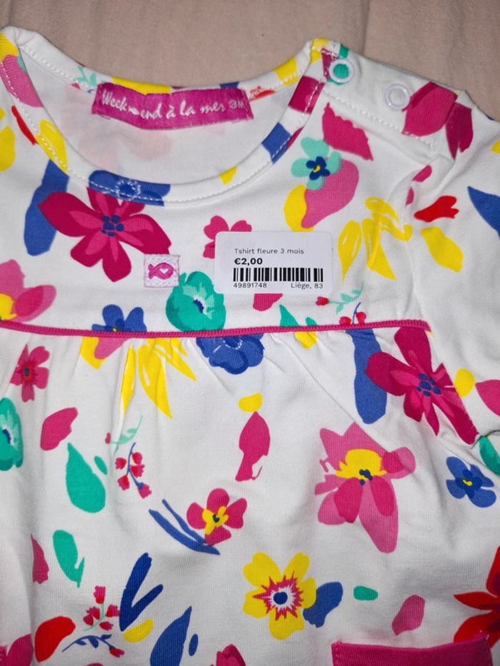 Tshirt fleure - photo numéro 2
