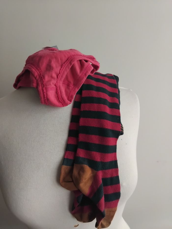 Lot 6 Petites culottes un collant petit bateau - photo numéro 10