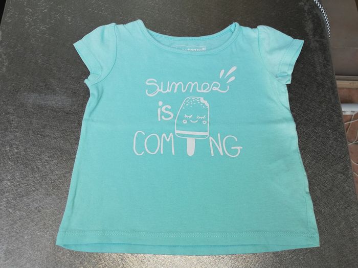 Tee-shirt manches courtes 12 mois fille in extenso