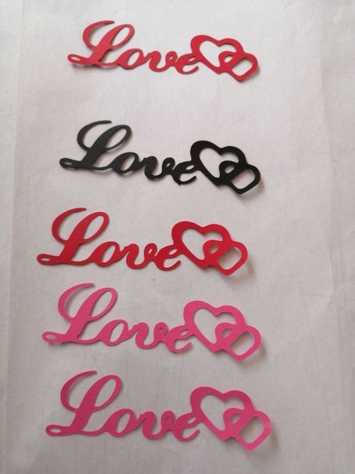 Scrapbooking découpe love (K23)