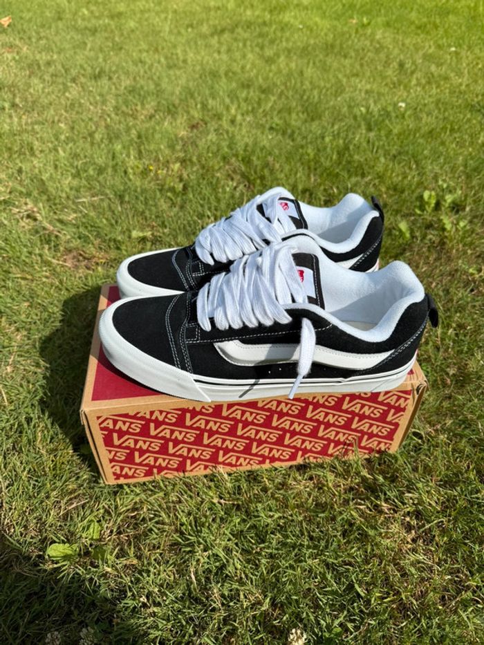 Vans Knu Skool unisexe noir et blanc - photo numéro 2