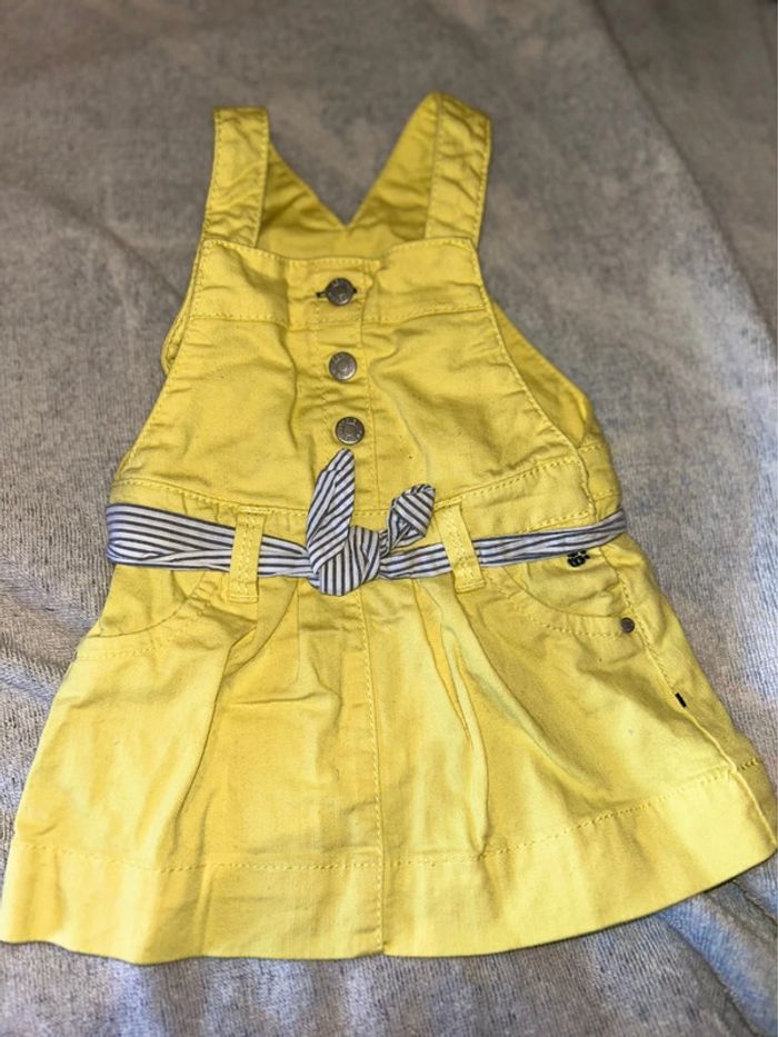 Robe d’été jaune Obaïbi – 6 mois – coton léger