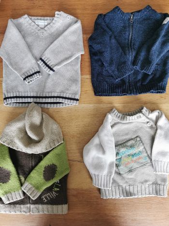 Lot 6 mois pulls Gilets