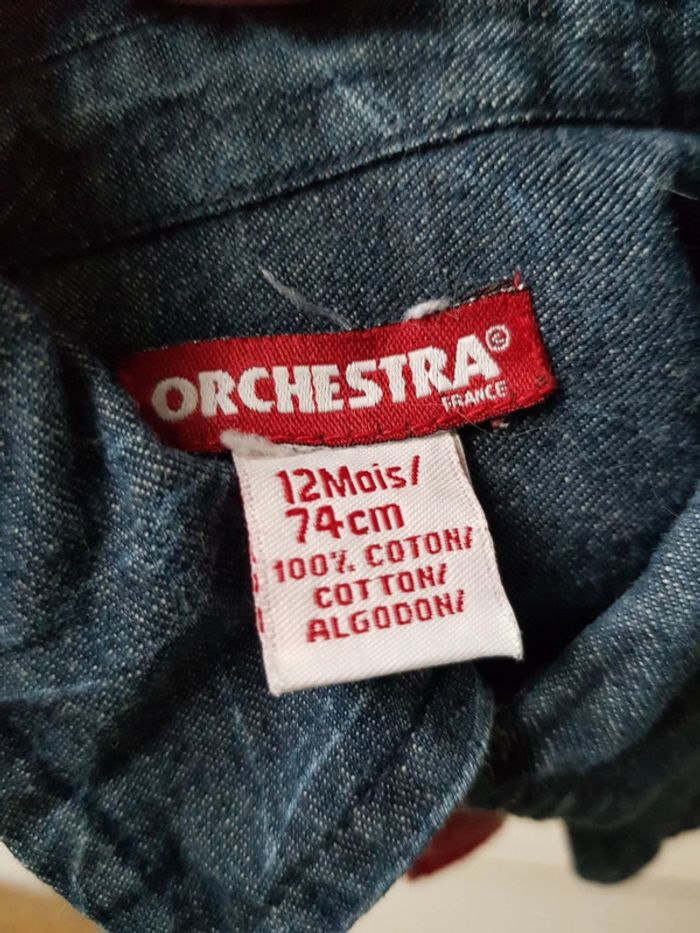 Chemise garcon orchestra 12 mois - photo numéro 4