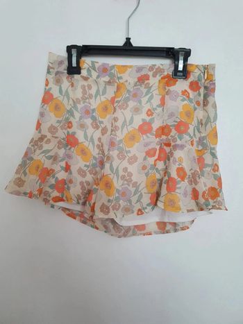 Short fleurs pastel jaune parme orange pimkie taille XS 34
