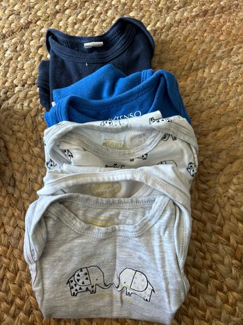 Lot de 20  bodys sans manche