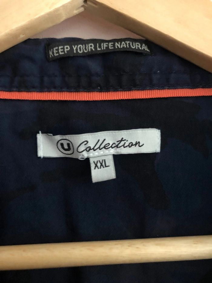 Chemise camouflage bleue XXL - photo numéro 2