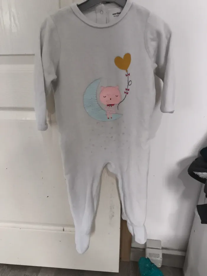 Lot de 2 pyjamas 1 pièce - photo numéro 2