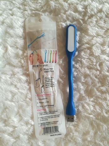 Lampe USB pour ordinateur.