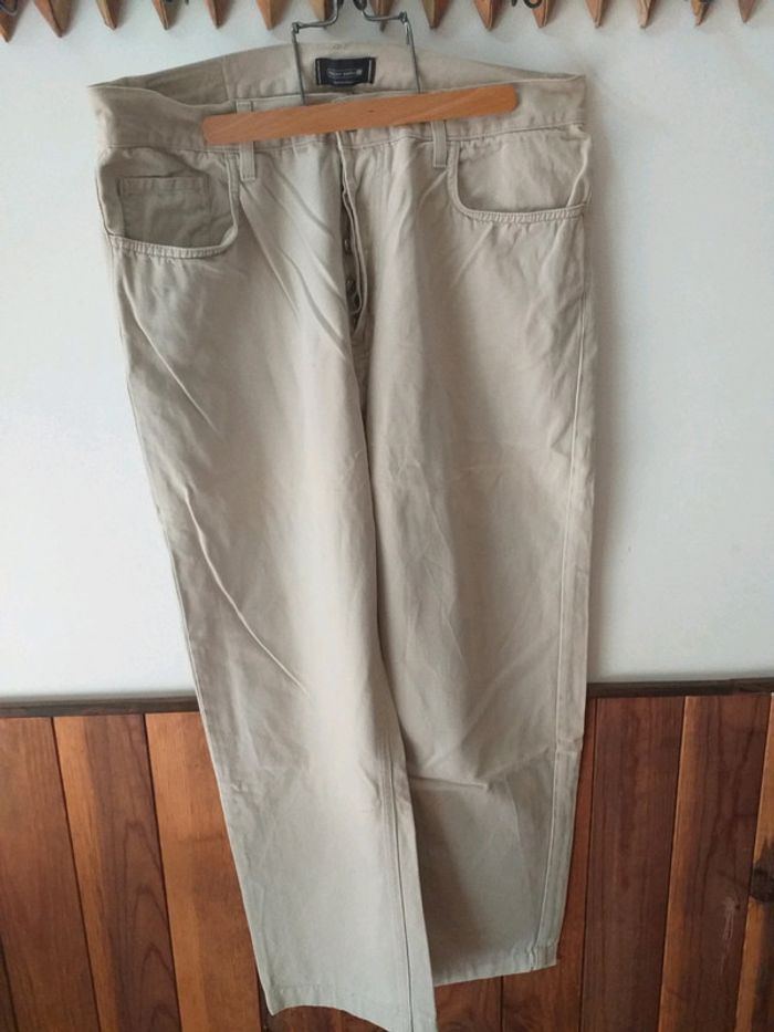 Jeans crème taille 40