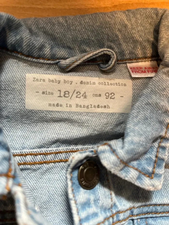 Vestes en jeans 18mois - photo numéro 3