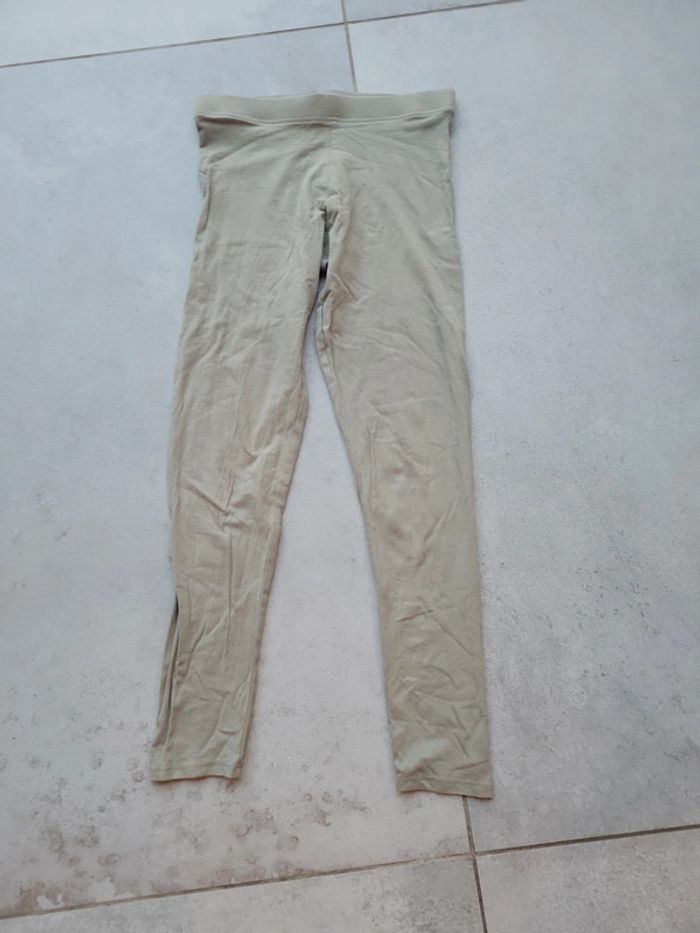 Leggings fille 10 ans kaki
