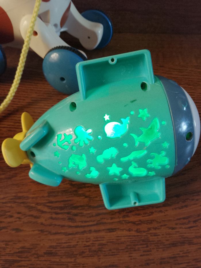 lot jouets d'éveil cubes chien à tirer hochets ect - photo numéro 7