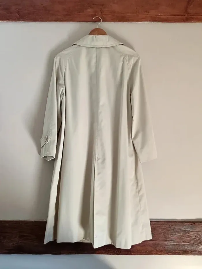 Trench mi-long crème Blizzand années 70 - photo numéro 8