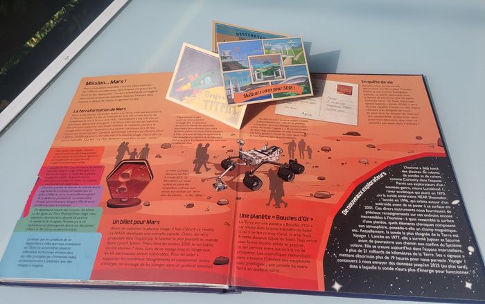 Superbe livre animé Pop-up, tirettes 🚀 Une journée au musée de l'espace 🪐 - photo numéro 9