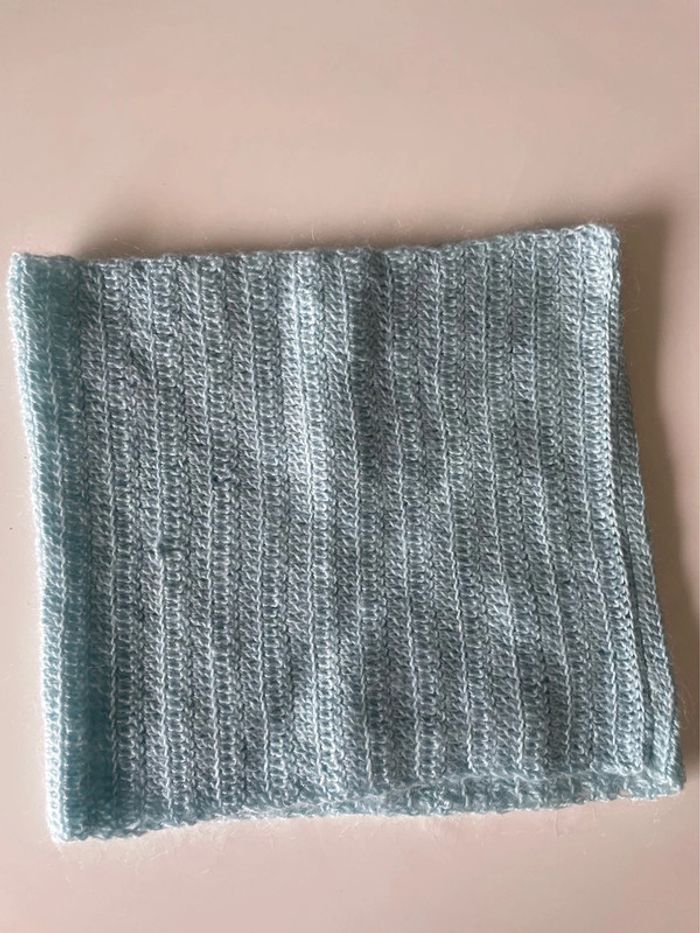 Tour de cou bleu turquoise enfant - photo numéro 4