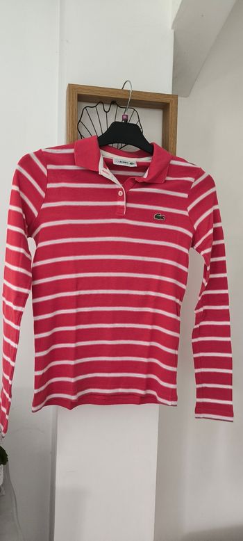 Polo fille lacoste