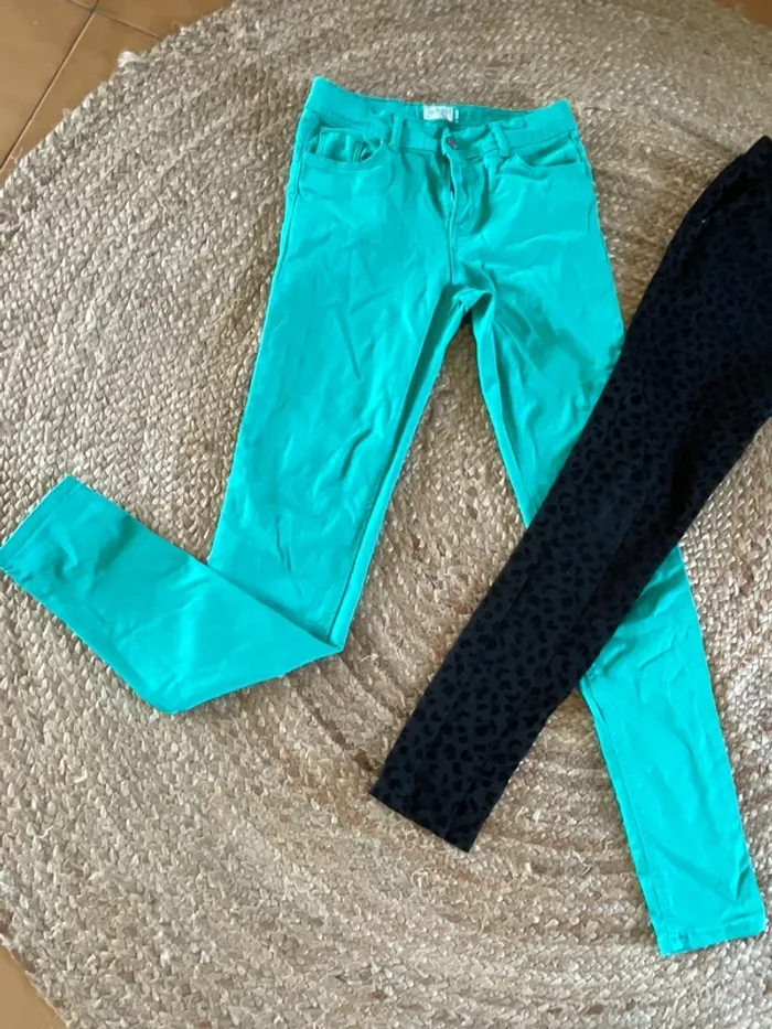 2 pantalons fille - photo numéro 3