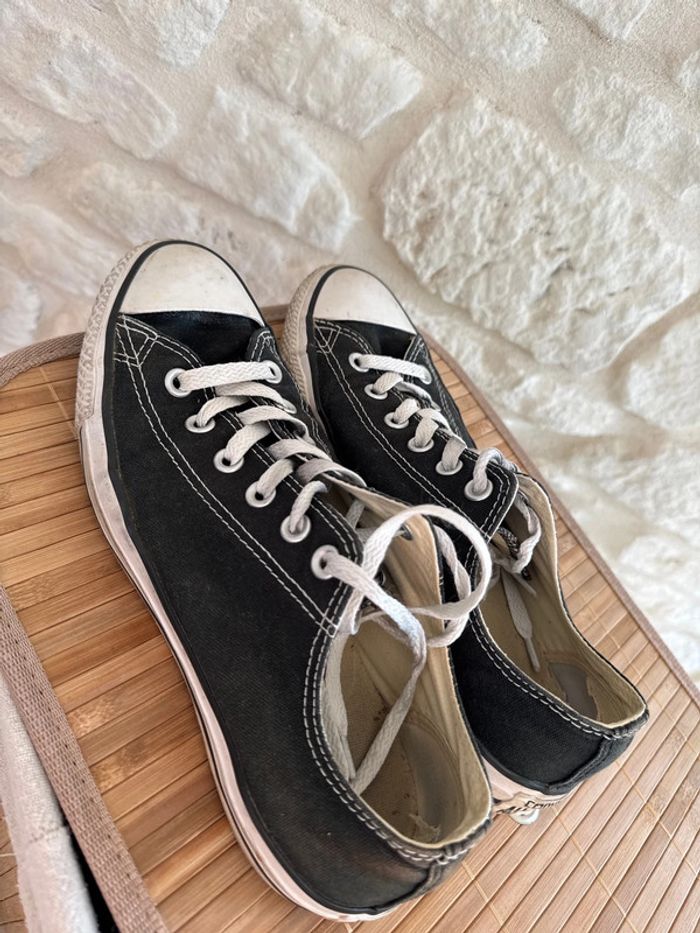 Basket en toile noir Converse Pointure 40 - 10 € - photo numéro 3