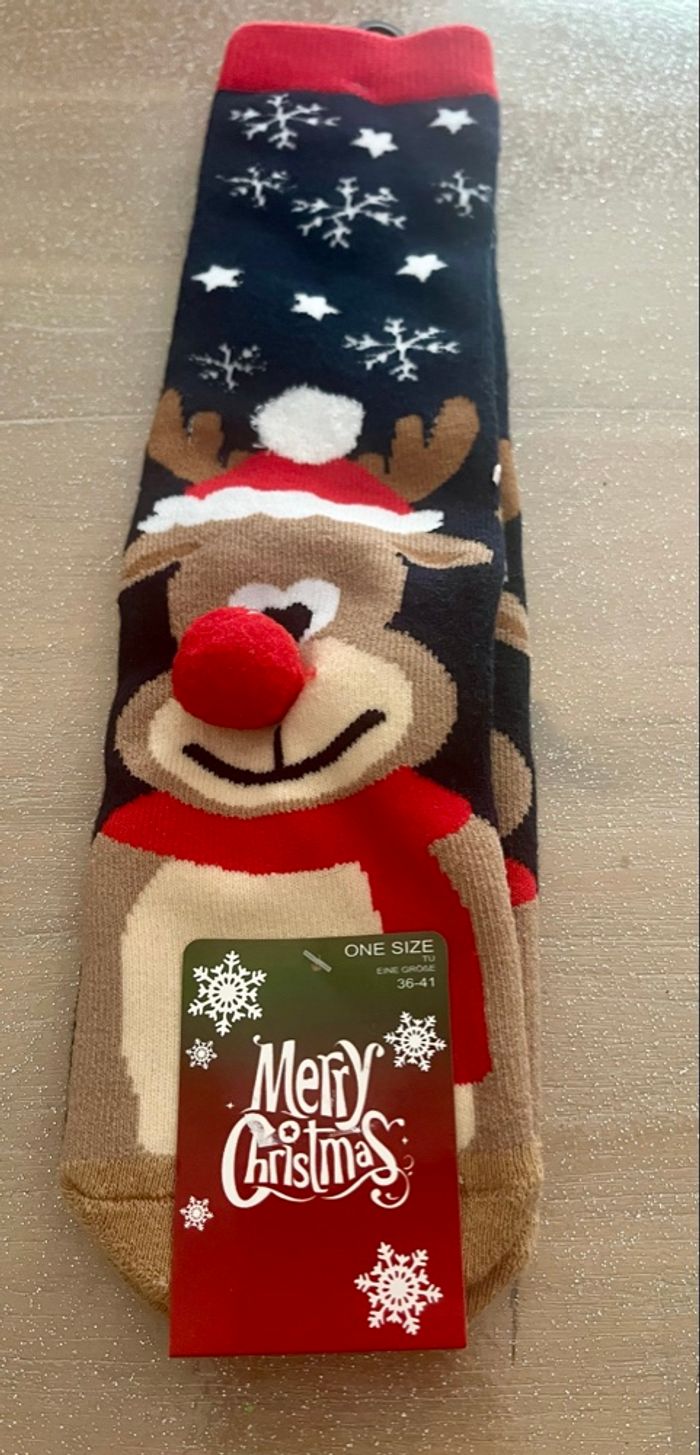 Chaussette de Noël renne